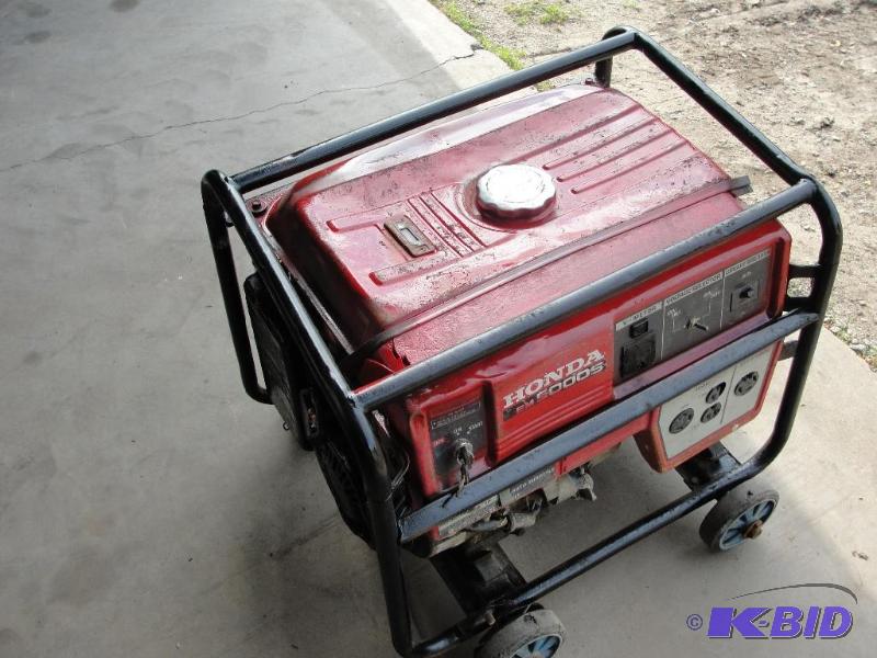 Honda 5000S Generator on Wheels Not...