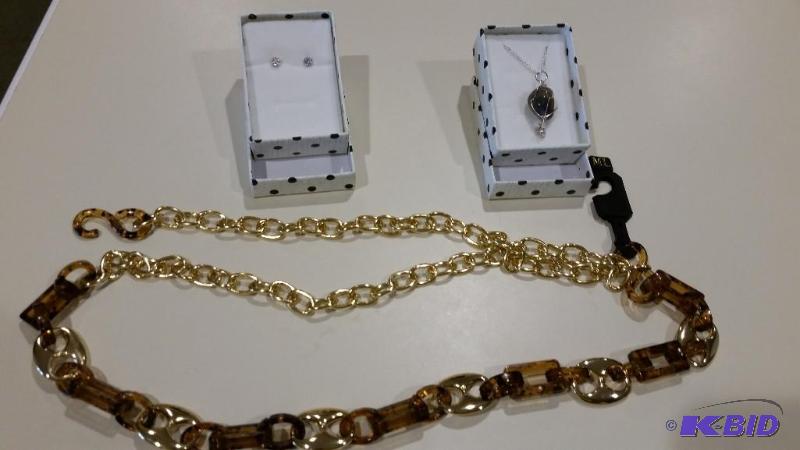 Necklace, Belt and Earring Set