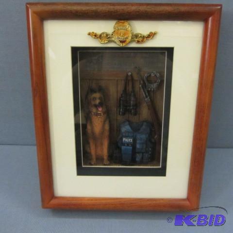 lot 123 image: Police Dog Tribute