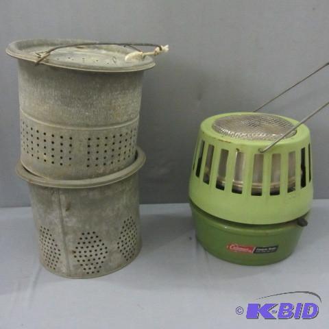 lot 142 image: Heater, Minnow Buckets