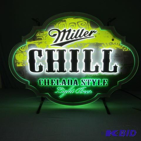 lot 4 image: Miller Lighted Sign
