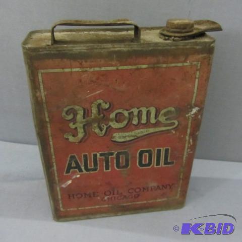 lot 53 image: Early Home Oil Can