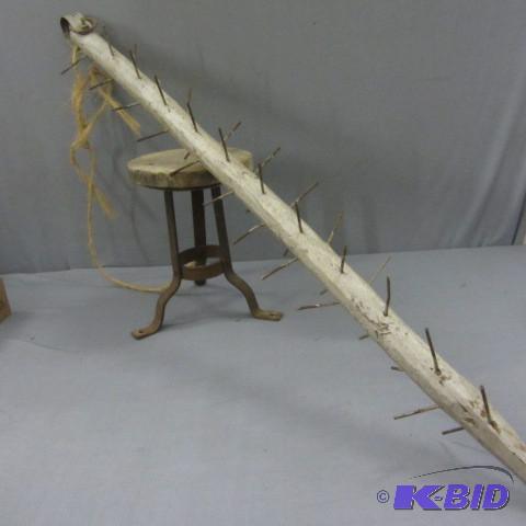 lot 58 image: Milking Stool, Corn Dryer
