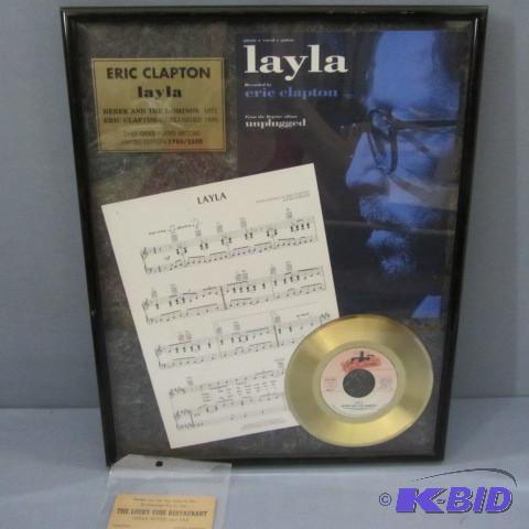 lot 85 image: Eric Clapton Memorabilia