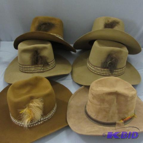 lot 93 image: Western Hats