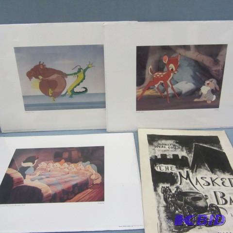 lot 95 image: Disney Prints
