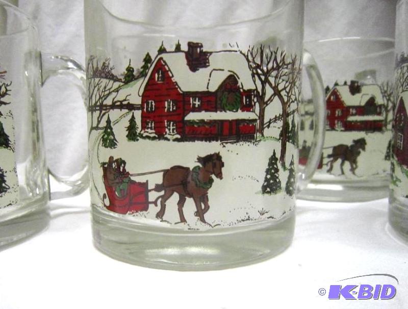 8 Christmas Mugs