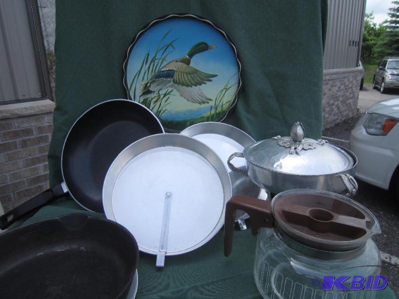 Selection of pots and pans