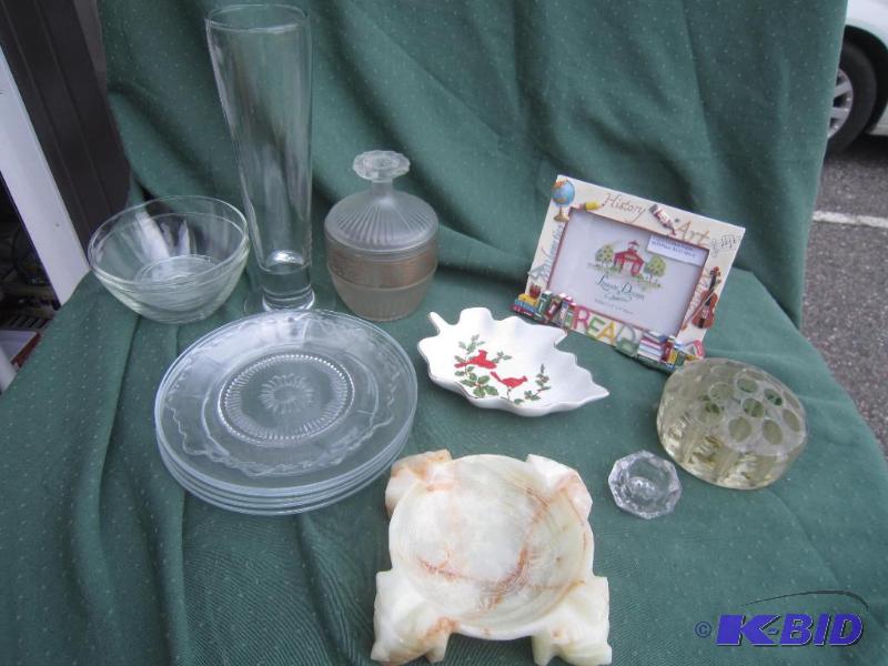 Lefton and Misc glassware