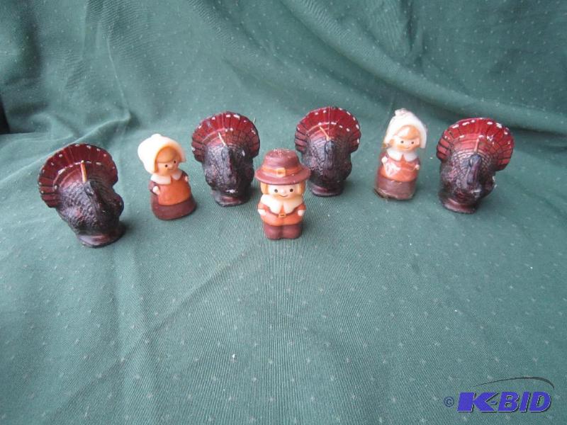Thanksgiving figure candles