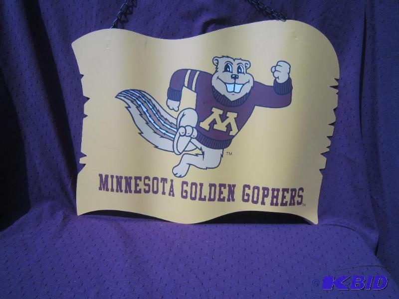 MN Gophers Metal Sign