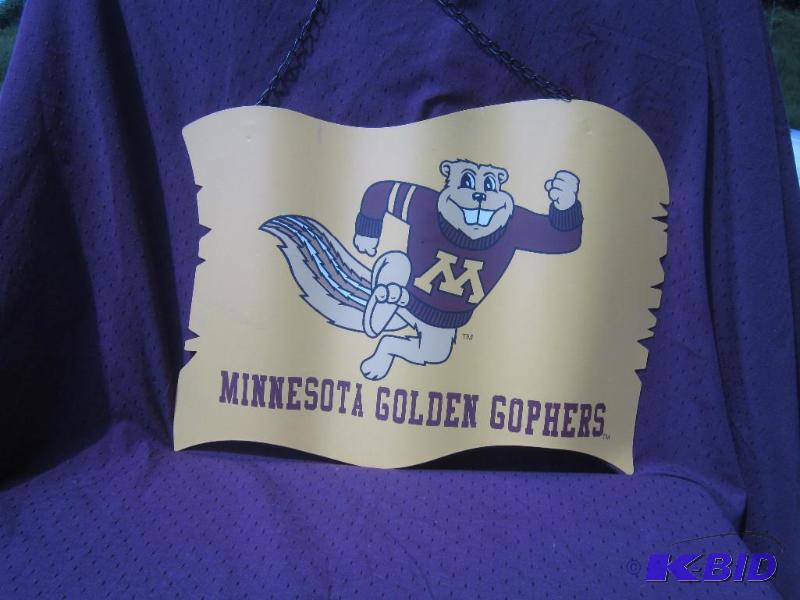MN Gophers Metal Sign