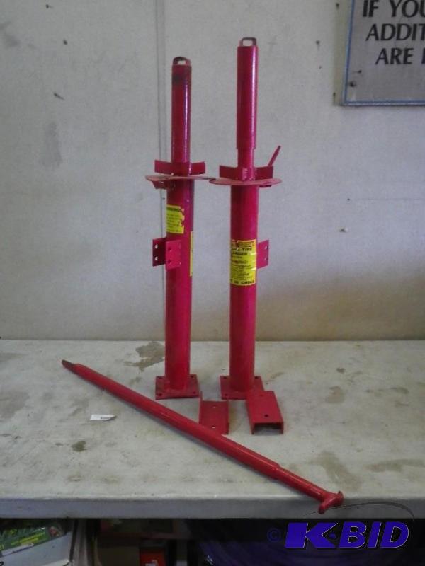 2 manual tire changer...