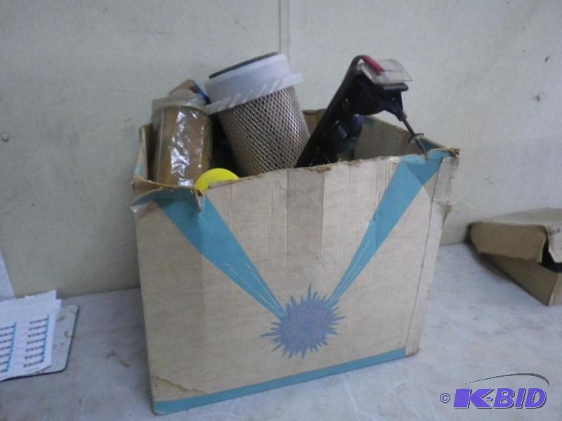 box of auto parts...