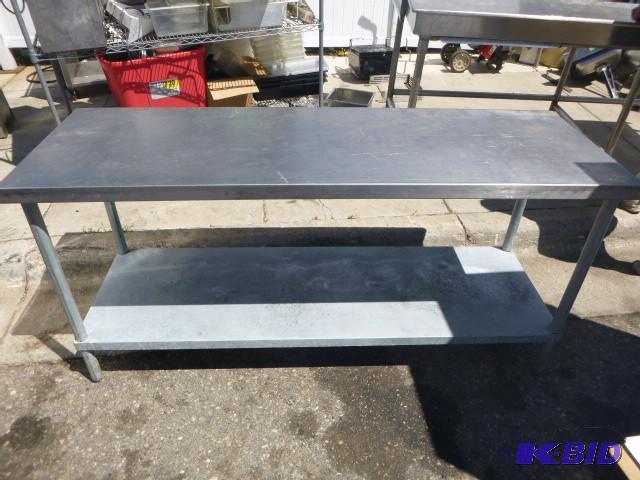 lot 19 image: Stainless Steel Table NSF - 35"...