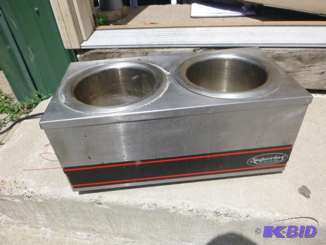 lot 24 image: Superior Dual Soup Warmer NSF, 115 ...
