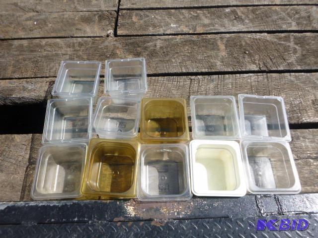 lot 59 image: 12 Characin Salad Bar Containers Si...