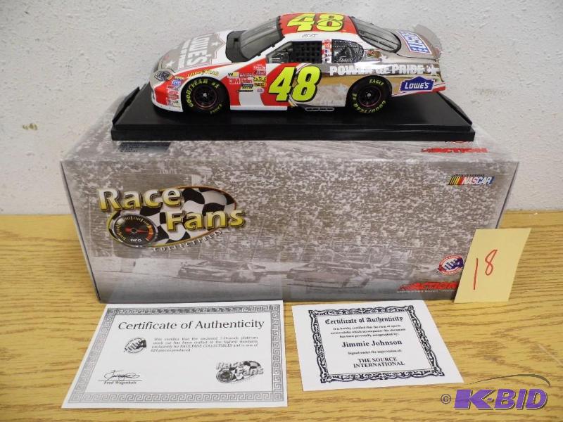 lot 18 image: Jimmie Johnson Stock Car - Signed