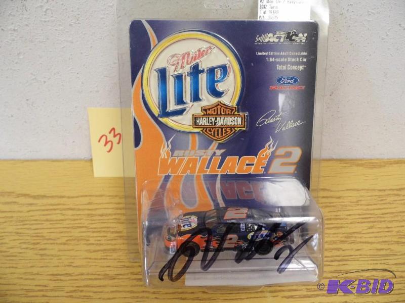 lot 33 image: Rusty Wallace Stock Car - Signed