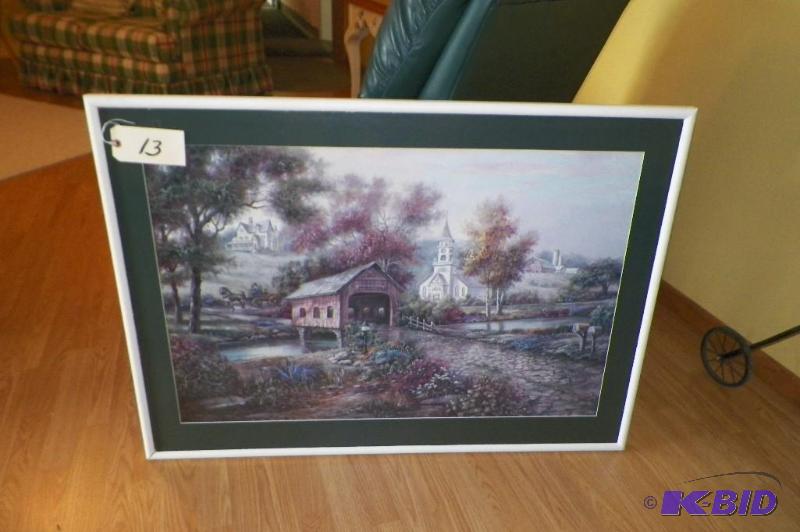 lot 13 image: Framed Picture - Raspberry Creek