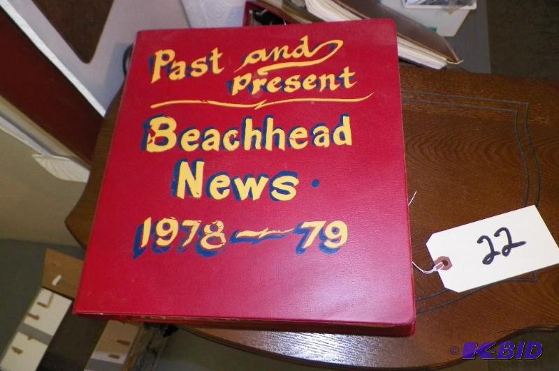 lot 22 image: Fairmont MN VFW Beachhead News in Binder 1963-1979