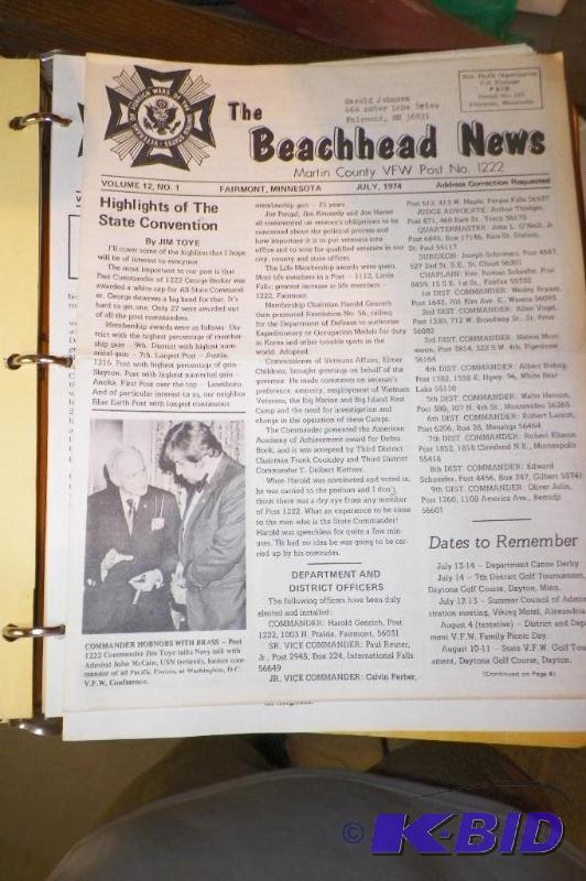 lot 24 image: Fairmont VFW Beachhead News 1974-1988