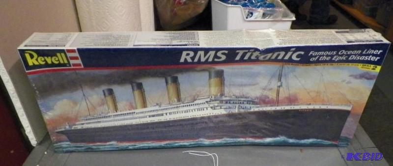 lot 28 image: Revell Titanic Model Kit Unopened