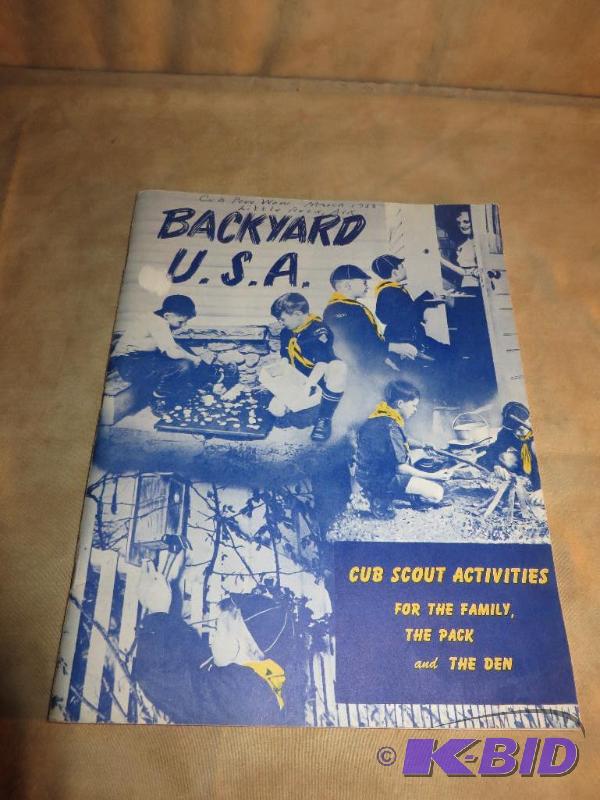 lot 103 image: BACKYARD USA - CUB SCOUT ACTIVITIES