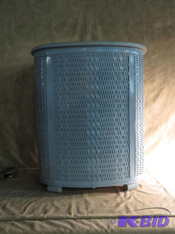 lot 11 image: ALL ORIGINAL AQUA Clothes HAMPER