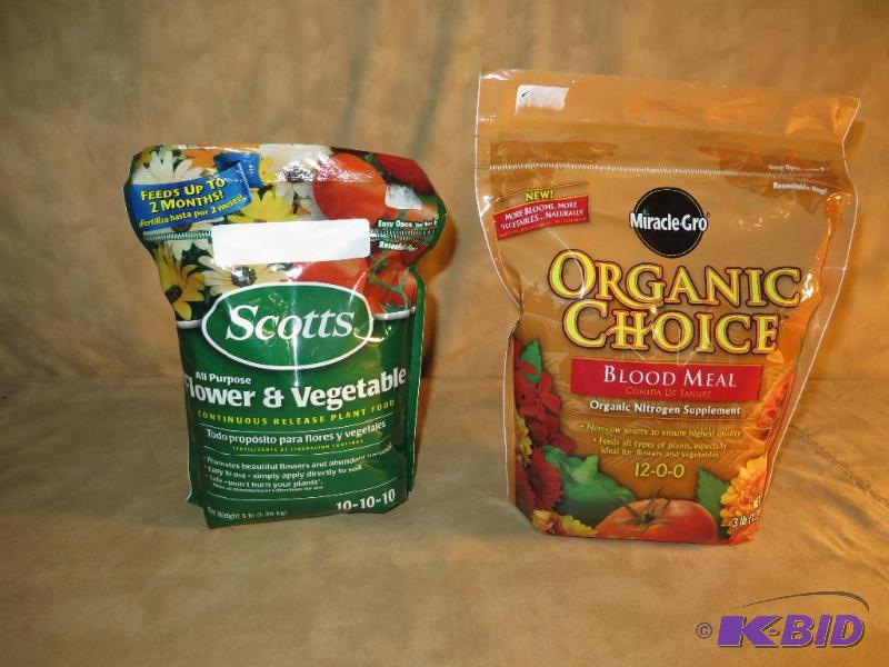 lot 115 image: Scotts, ALL PURPOSE  --  Miracle Grow, BLOOD MEAL