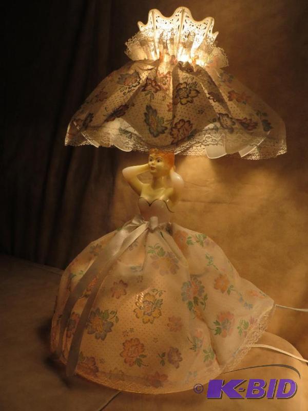 Vintage cheap doll lamp