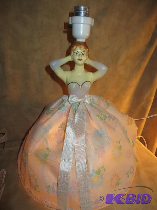 vintage doll lamp