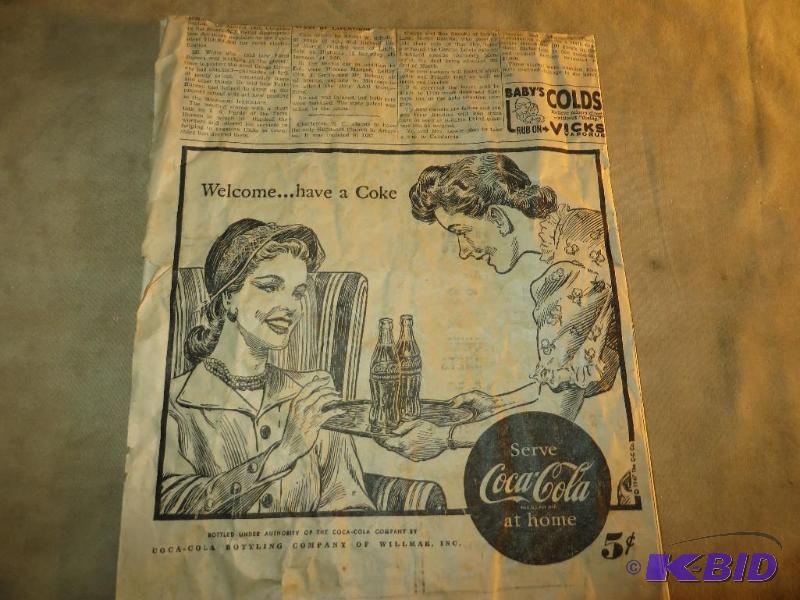 lot 36 image: Monday, March 3, 1947 -- COCA COLA