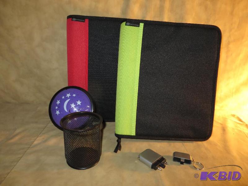 lot 59 image: 2 ZIPPERED NOTEBOOKS - SEE THE STARS AT NIGHT - PENCIL CUP & 3 in 1 unit