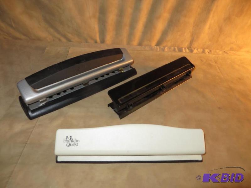 lot 63 image: 3 Paper Punches