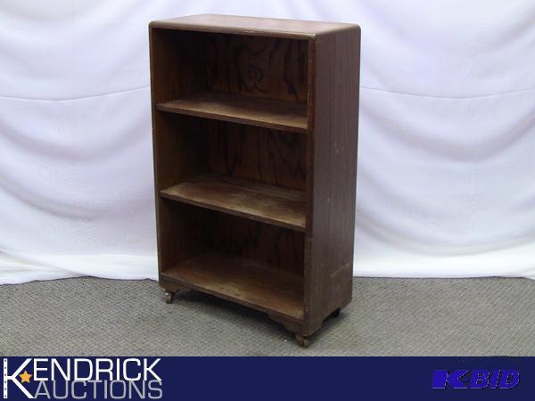 lot 17 image: Vintage Solid Wood Book Shelf