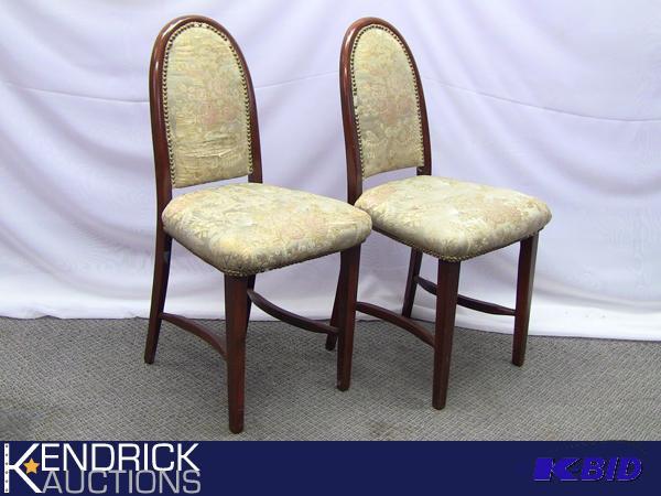 lot 27 image: 2 Vintage Wood Chairs