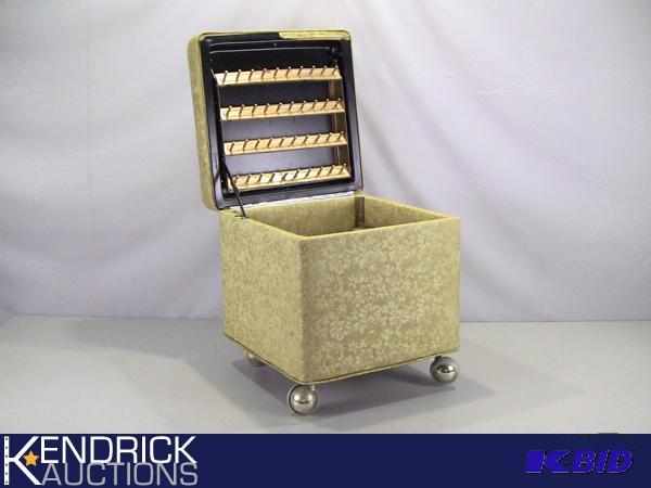 lot 46 image: Vintage CraftSewing Storage Stool