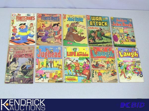 lot 66 image: Lot of 10 Collectible Vintage Comic Books