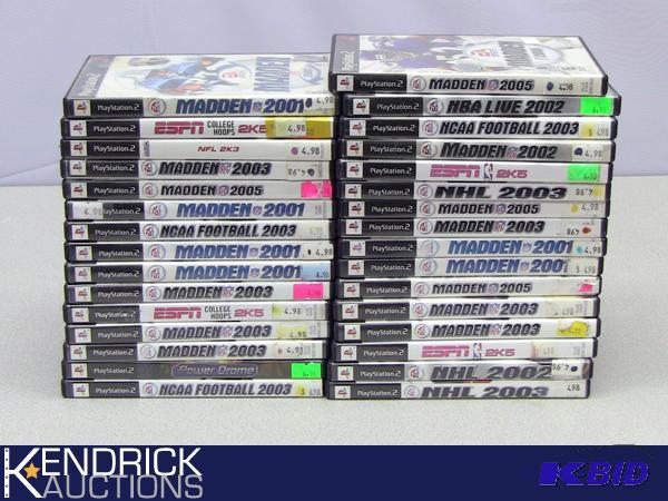 lot 69 image: Lot of Playstation 2 Sports Video Games