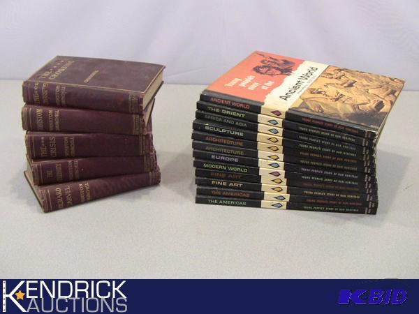 lot 75 image: Lot of Vintage Winston Churchill, and Young Peoples Story of Our Heritage Books
