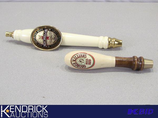 lot 78 image: Michelob, and Killians Beer Tap Handles