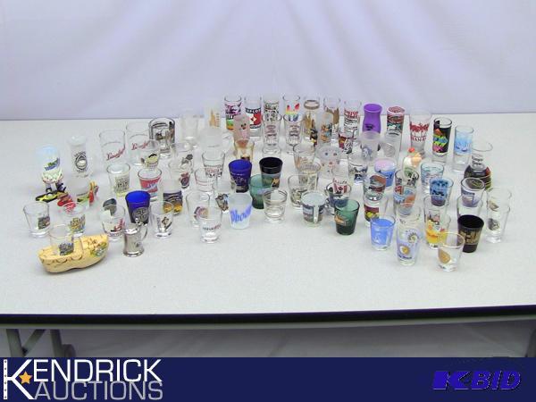 lot 79 image: Around the World Collection of Shot Glasses