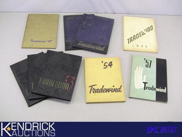 lot 99 image: Lot of Vintage Tradewind Yearbooks