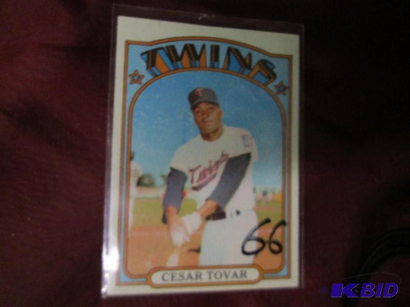 Topps Cesar Tovar card, excellent condition...