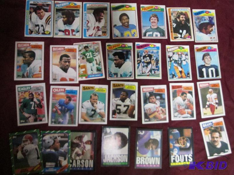 Lot of older football cards...