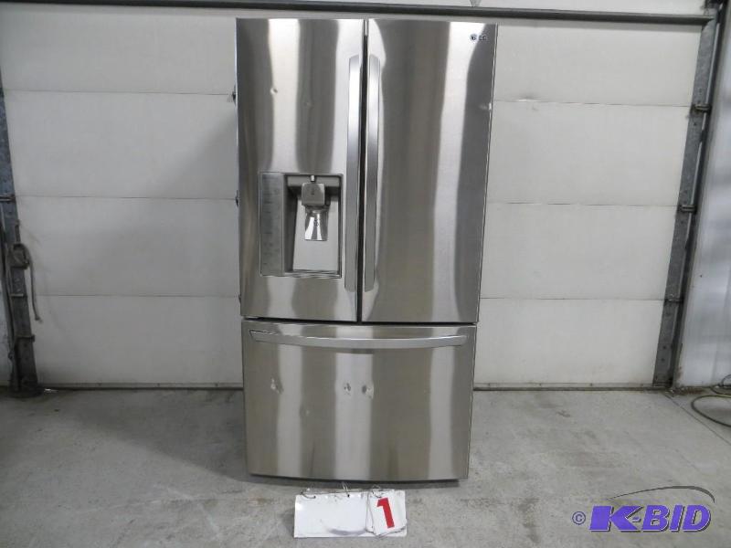 lot 1 image: New LG LFX31945ST Stainless Steel 30.5 cu. ft...