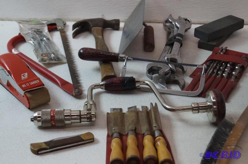 assorted hand tools