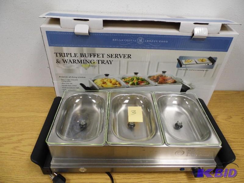 Electric Triple Buffet Server