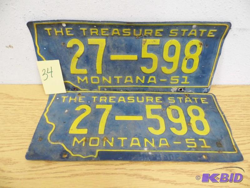 Montana License Plates